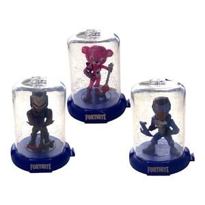 Fortnite Figurines Dome Globes, Cuddle Team Leader, Black Knight, Carbide Toys